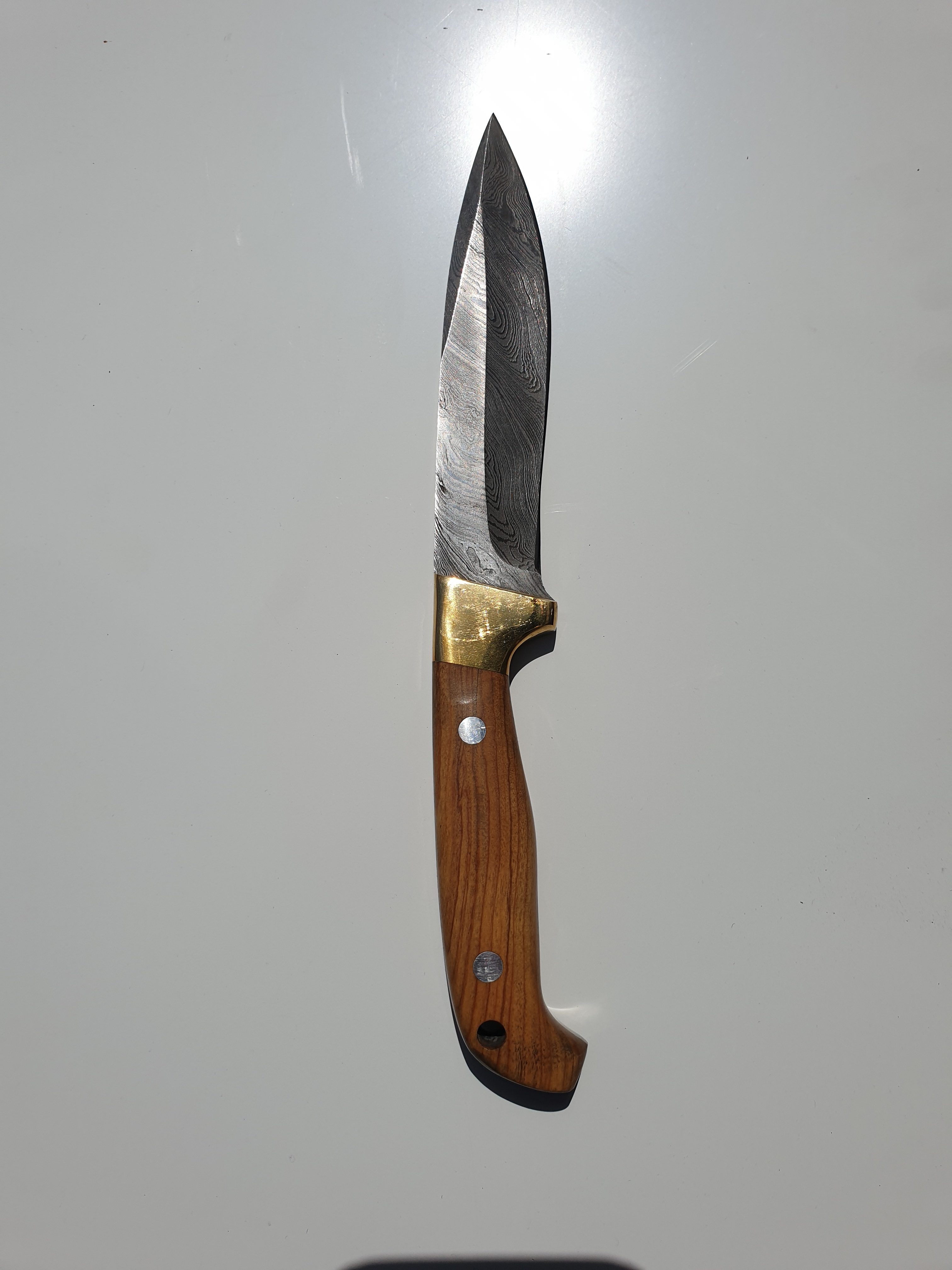 Damascus Hunting Knife General Skinning Hunting Wood - Hunt Shop Nz