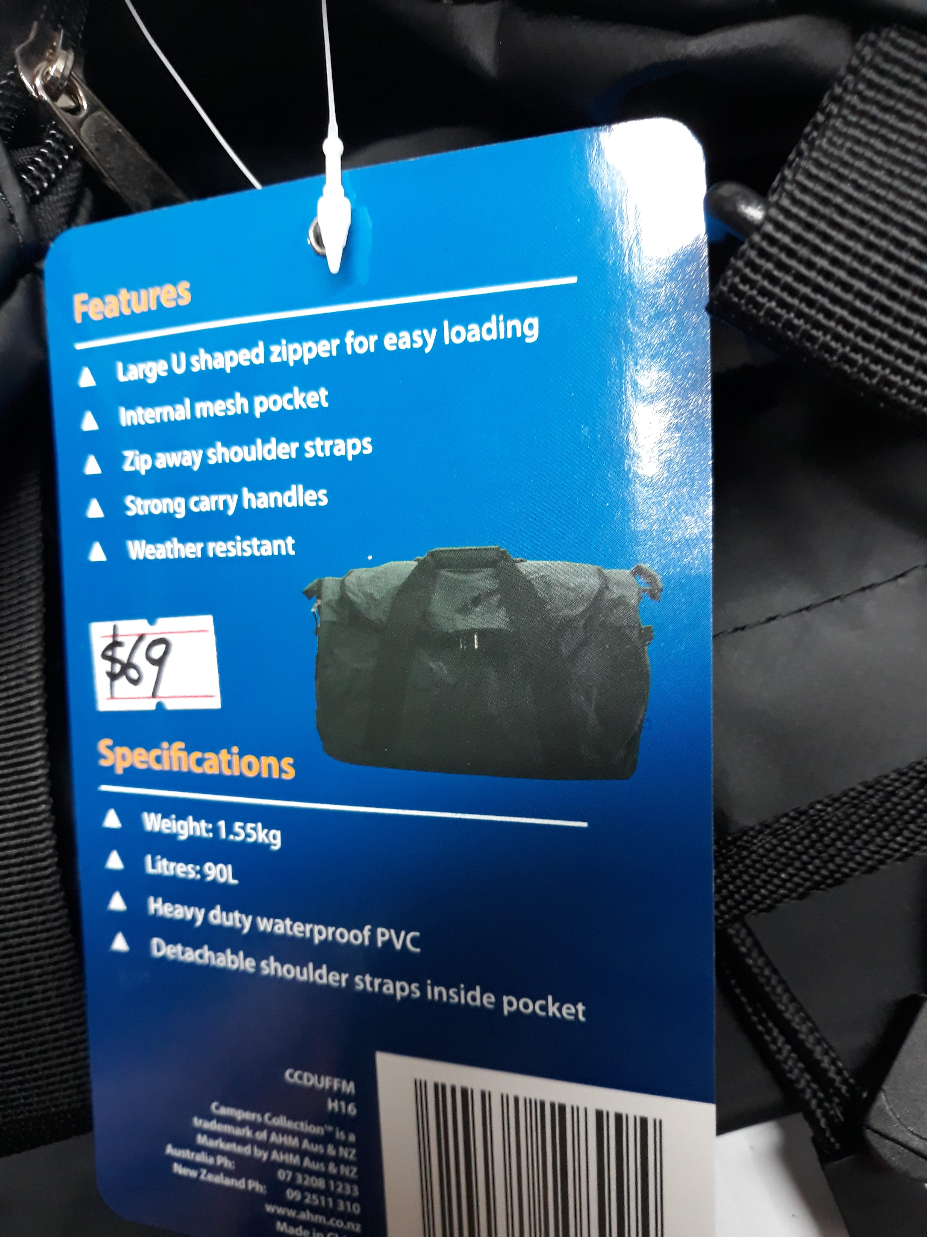 90 litre PVC BAG Gear Bag - Hunt Shop Nz